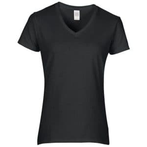 Basic V-Neck T-Shirt – Black 7