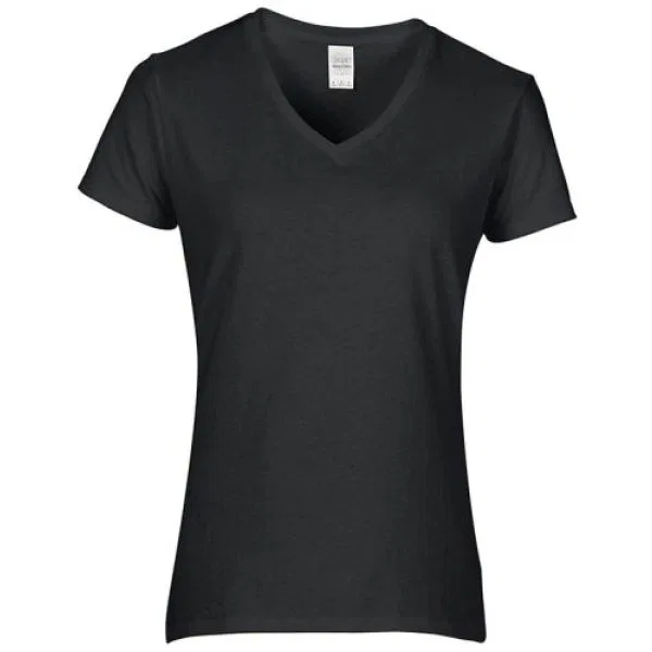 Basic V-Neck T-Shirt – Black 79