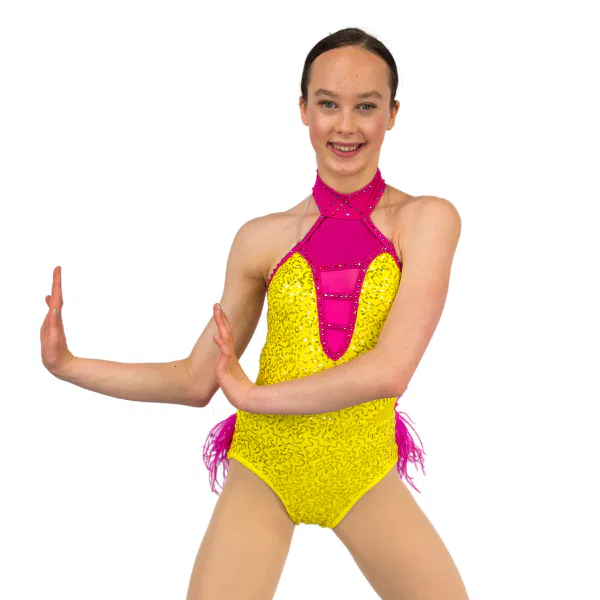 “Feather Bustle Leotard” 13