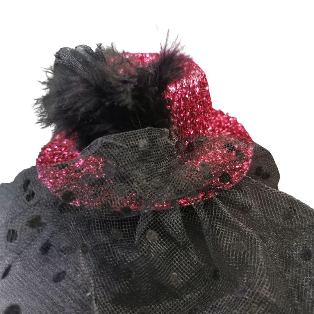 Fuschia Glitter Tiny Hat 5 Fuschia Glitter Tiny Hat 5