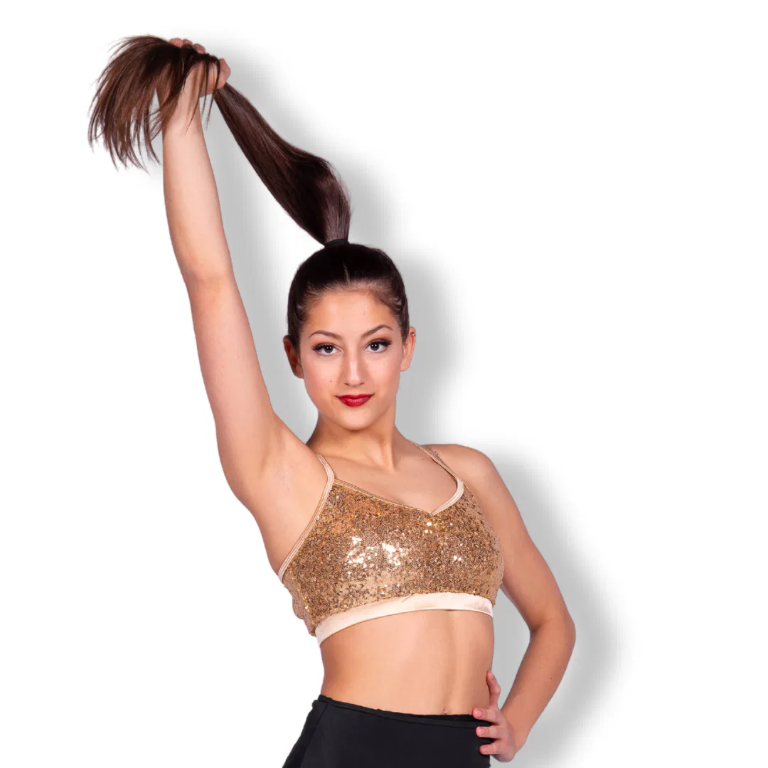 Gold Sequin Bra Top 7 Gold Sequin Bra Top 7