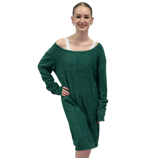 Green Fur Sweater 4
