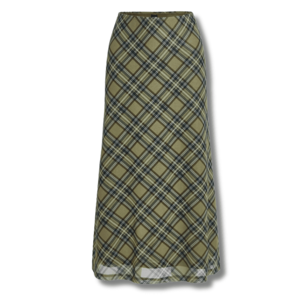 “Tartan Print High Waist Skirt” 5 “Tartan Print High Waist Skirt” 5