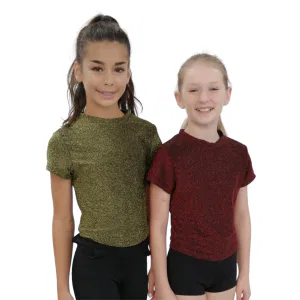 Metallic Fleck Cropped Tee 10