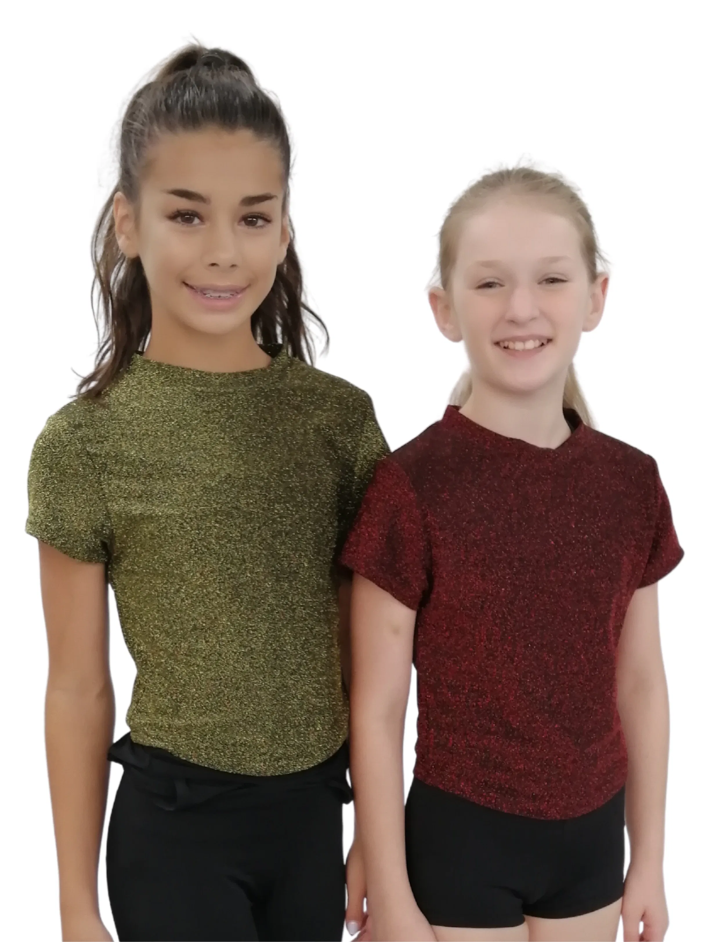 Metallic Fleck Cropped Tee 9 Metallic Fleck Cropped Tee 9