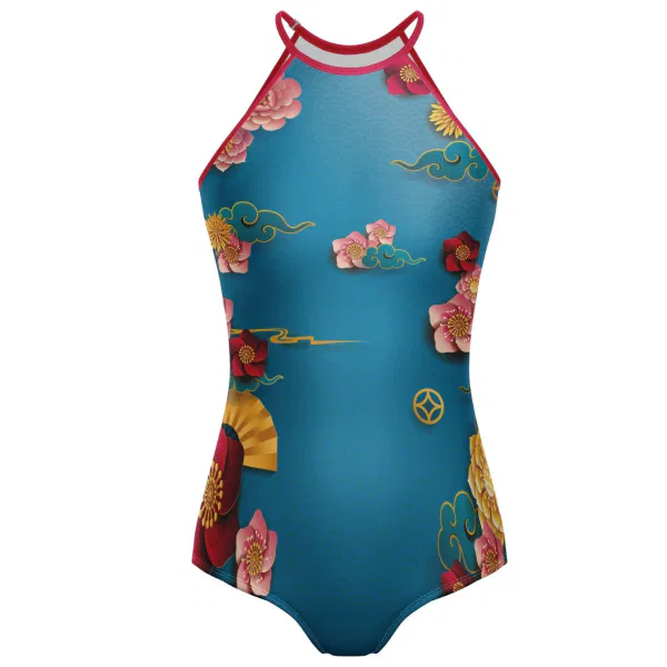 “Lotus Halter Leotard” 6