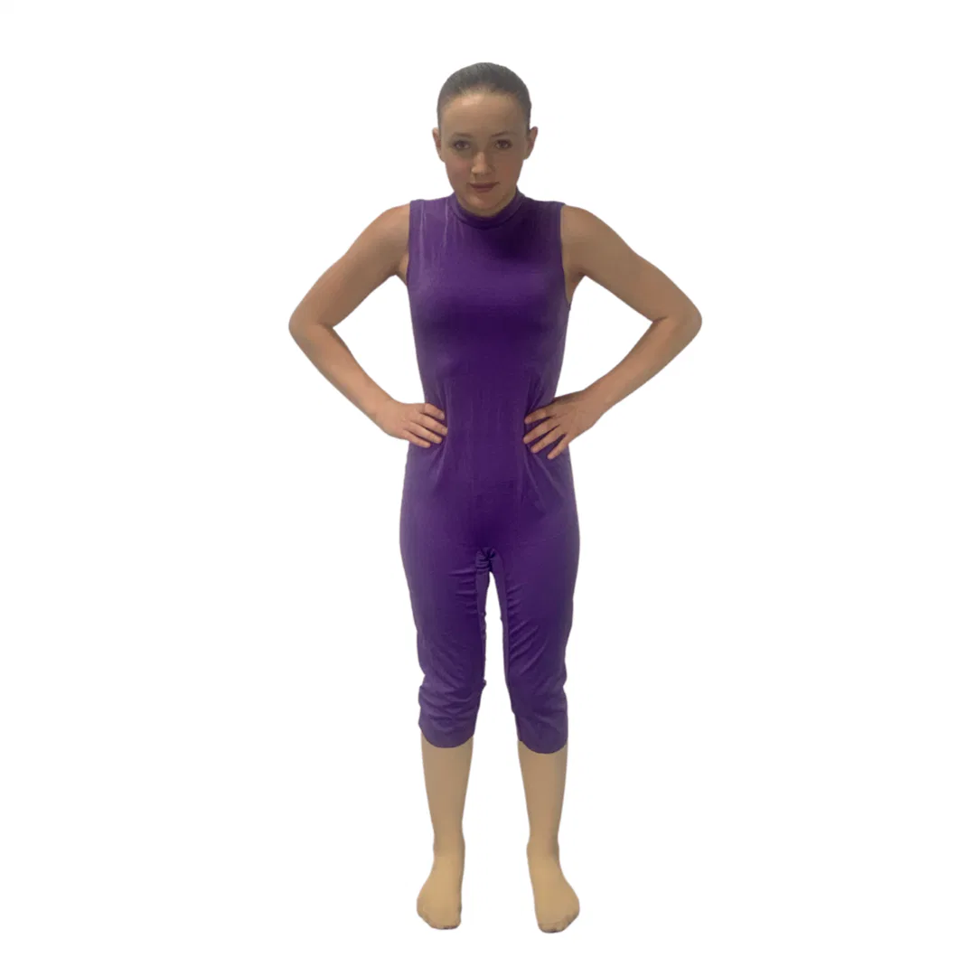 Purple Sleeveless Unitard 6 Purple Sleeveless Unitard 6