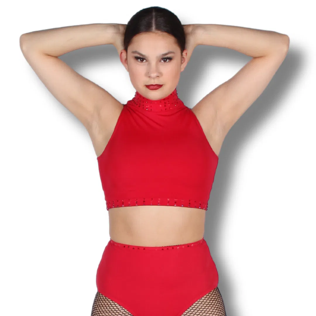 “Sleeveless Mock Neck Crop Top” 6 “Sleeveless Mock Neck Crop Top” 6