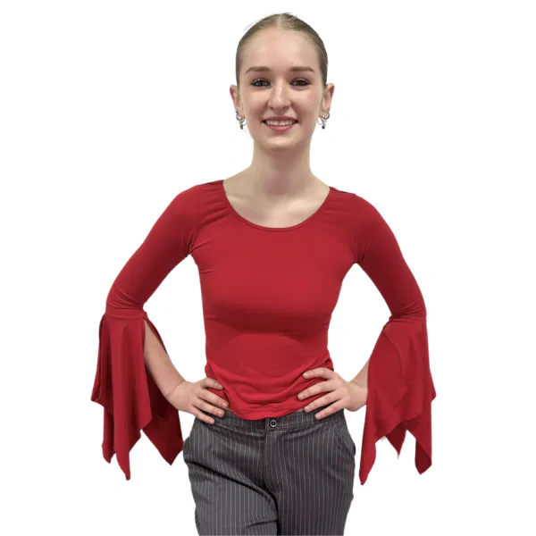 Waterfall Sleeve Crop 8