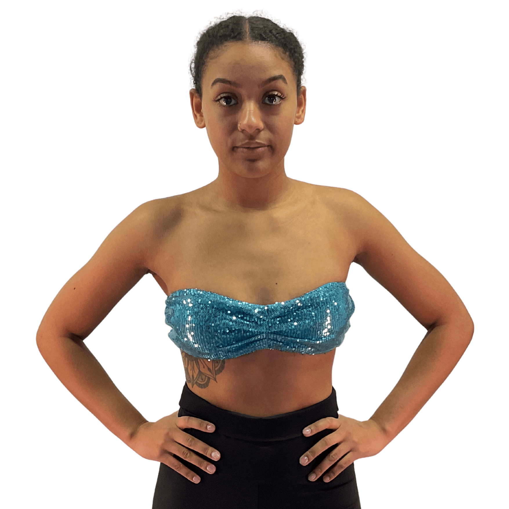 Blue Sequin Bandeau 6 Blue Sequin Bandeau 6