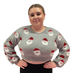 Cropped Santa Crew Neck 9