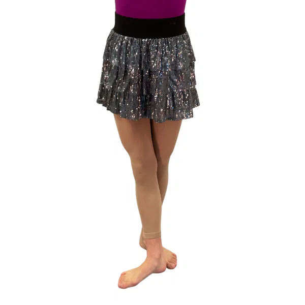 Silver Sequin Skirt 7