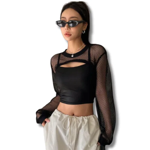 Hollow Out Super Crop Top 6