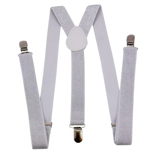 Suspenders – Silver Shimmer 5