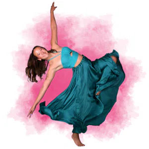 Teal Floor Length Skirt 6