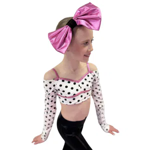 Polka Dot Crop & Headband 8