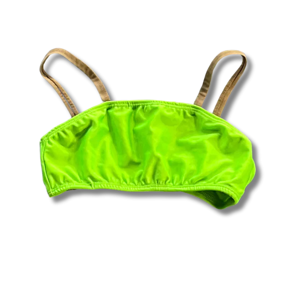 Neon Green Bandeau Crop 6