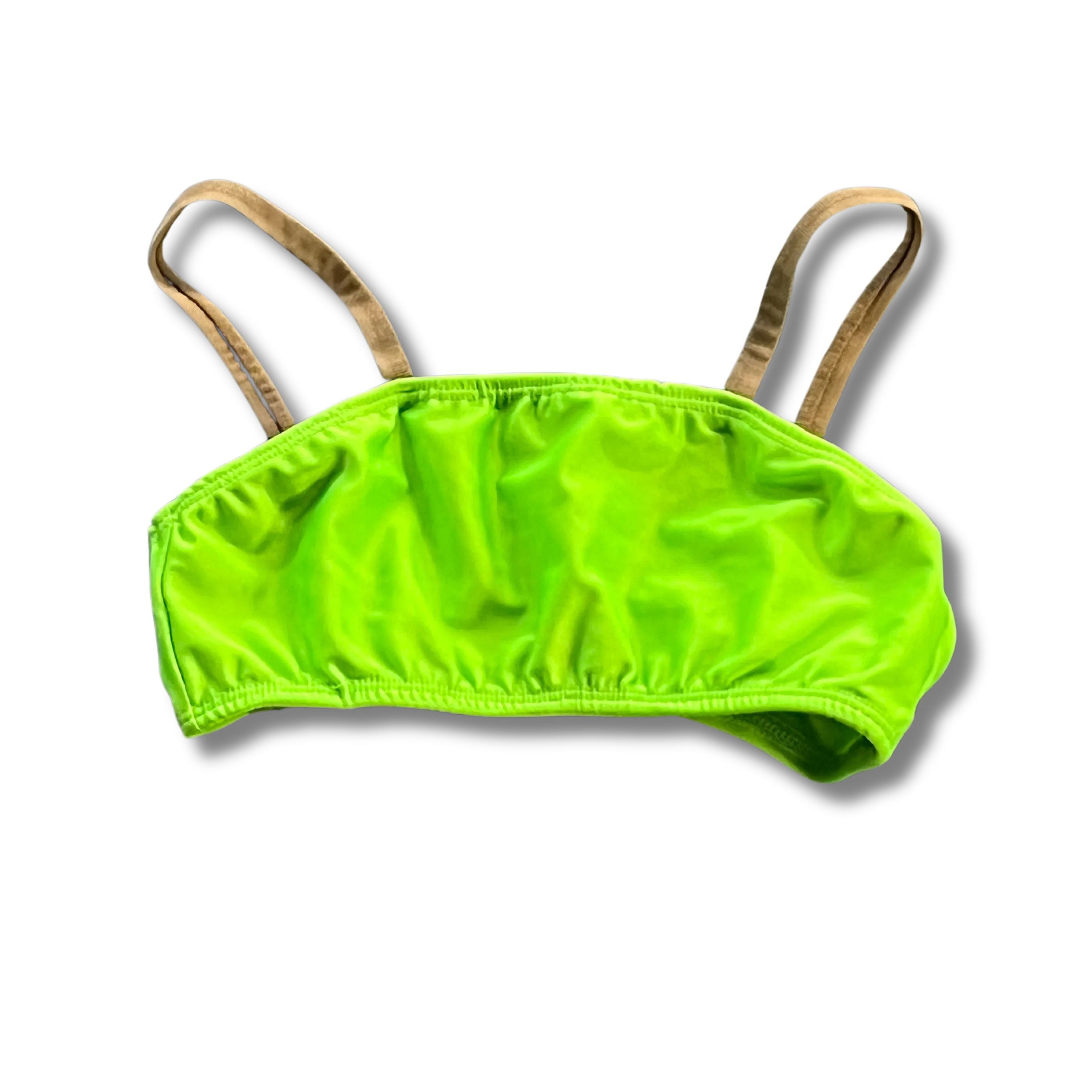 Neon Green Bandeau Crop 6 Neon Green Bandeau Crop 6