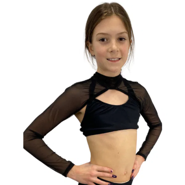 Black Mesh Shrug 6