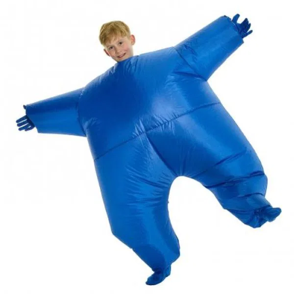 Blue Blow Up Suit 4