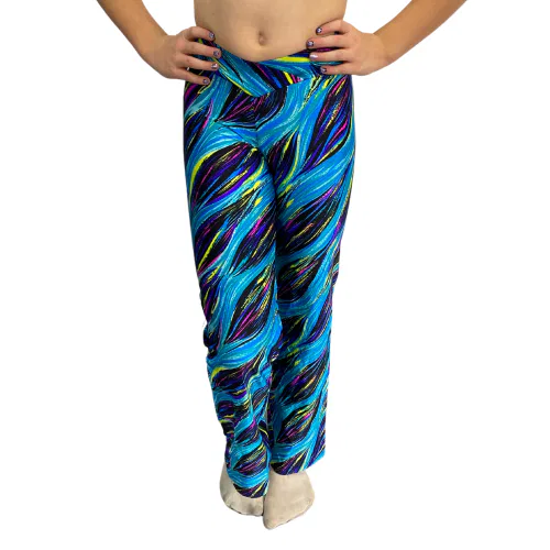 Jazz Pants – Blue Peacock 7 Jazz Pants – Blue Peacock 7
