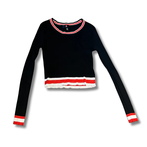 Black & Red Tennis Shirt 6