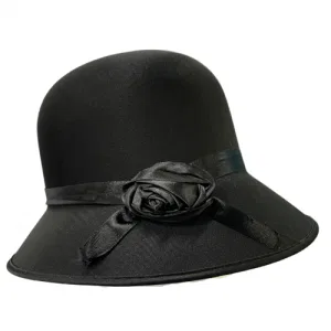 Black Cloche Hat 5