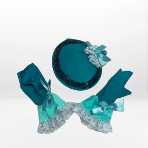 Fascinator Hat with Gloves 5