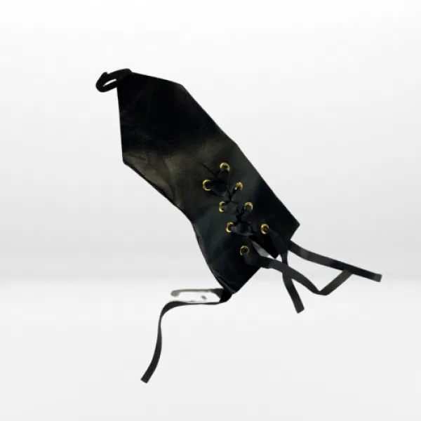 Black Pleather Gloves 2