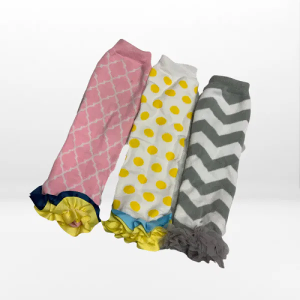 Polka Dot Leg Warmer – Pastel 7