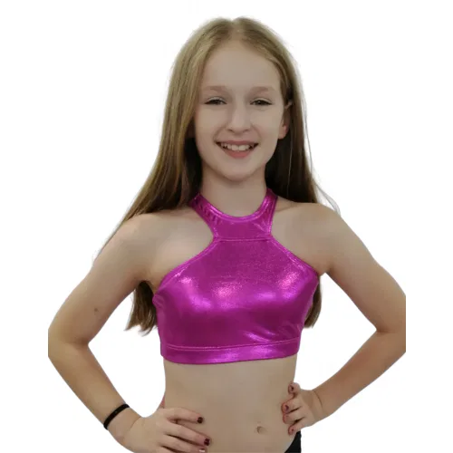 “Metallic High Neck Bra Top” 6 “Metallic High Neck Bra Top” 6