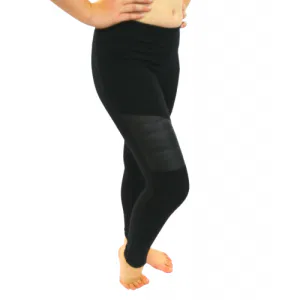 Pleather Panel Leggings 10