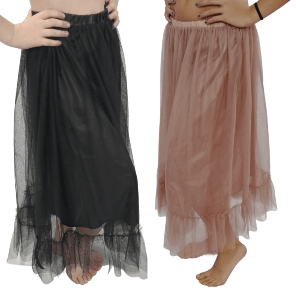 Chiffon Skirt with Frill 6