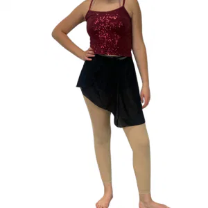 Black Wrap Skirt 8